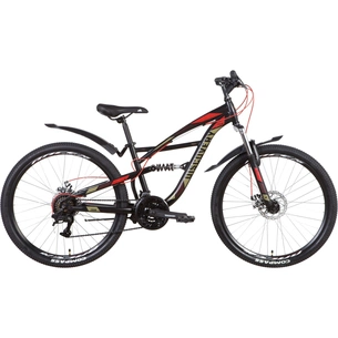 Велосипед Discovery 26" Tron AM2 DD рама-15" 2022 Black/Khaki (OPS-DIS-26-507) зображення 1