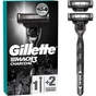 Бритва Gillette Mach3 Charcoal Деревне вугілля З 2 змінними картриджами (8700216074308) - зменшене зображення 1