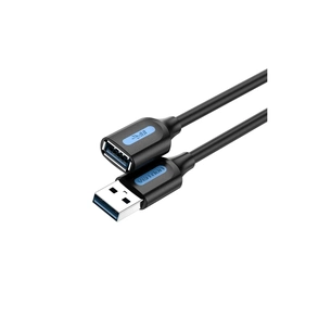 Дата кабель USB 2.0 AM/AF 2.0m black Vention (CBHBH) зображення 1
