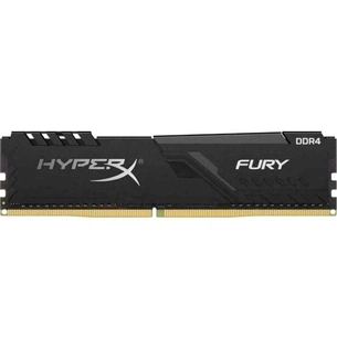 Модуль пам'яті для комп'ютера DDR4 16GB 2400 MHz HyperX FURY Black Kingston Fury (ex.HyperX) (HX424C15FB3/16) зображення 1