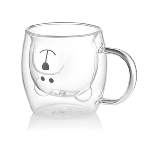 Набір чашок Ardesto Animals BHA 250 мл 2 шт прозорий (AR2625BHA) зображення 1