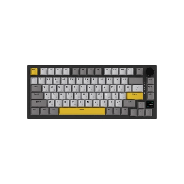 Клавиатура Ajazz AK820 Pro Flying Fish Switch Black RGB USB/Wireless/Bluetooth UA Black (AK820PRO-FF-BGY) - изображение 1