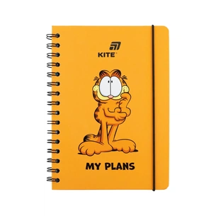 Тижневик Kite дитячий на спіралі Garfield, тверда обкладинка (GF26-438) зображення 1