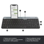 Клавіатура Logitech K580 Slim Multi-Device Wireless Graphite (920-009275) - зменшене зображення 6