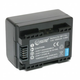 Акумулятор до фото/відео Extradigital Canon BP-718 (chip) (BDC1301) зображення 1