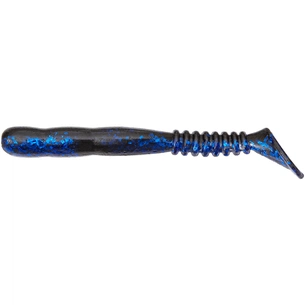 Силікон рибальський Reins Rockvibe Shad 3" B11 Blue Belly (12 шт/уп.) (1552.08.95) зображення 1