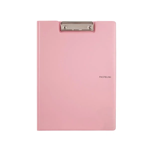 Клипборд-папка Axent Pastelini з металевим кліпом А4 вініл Рожева (2514-10-A) зображення 1