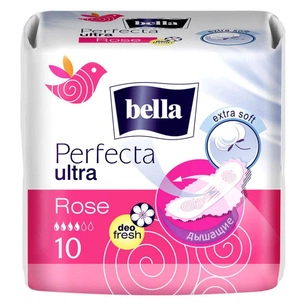 Гігієнічні прокладки Bella Perfecta Ultra Rose Deo Fresh 10 шт. (5900516305918) зображення 1