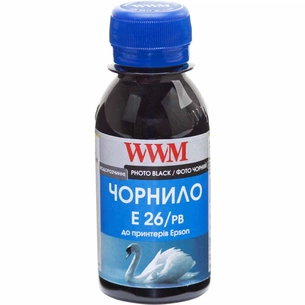 Чорнило WWM Epson XP-600/XP-605/XP-700 100г Photo Black (E26/PB-2) зображення 1