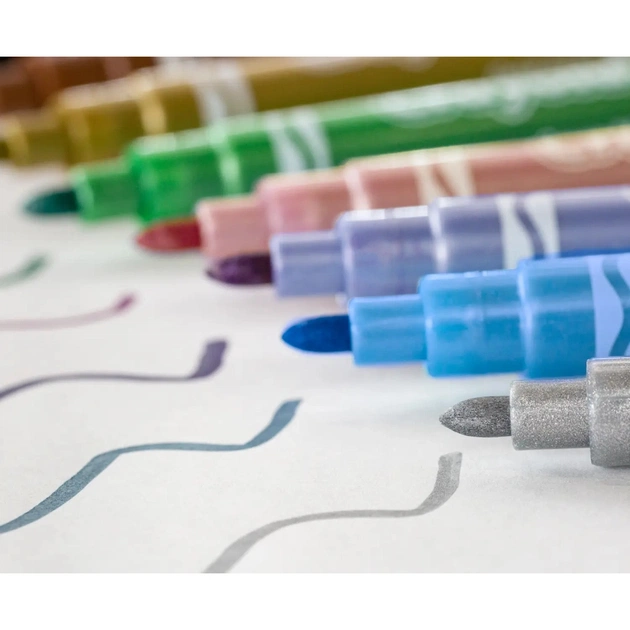 Фломастери Crayola Metallic, 6 шт (58-8828) - picture 4