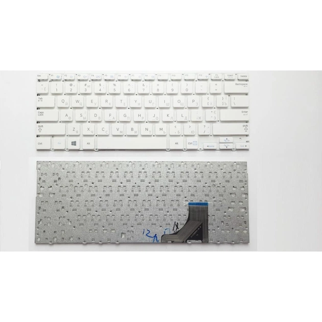 Клавиатура ноутбука Samsung 13.3" NP-530U3B, NP-530U3C, NP-535U3C Series белая UA/RU/US (A46102) - изображение 1