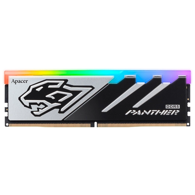 Модуль пам'яті для комп'ютера DDR5 16GB 5200 MHz Panther RGB Apacer (AH5U16G52C5229BAA-1) - изображение 1