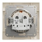 Розетка Schneider Electric ASFORA з кришкою, крем (EPH3100123) - уменьшенное изображение 8
