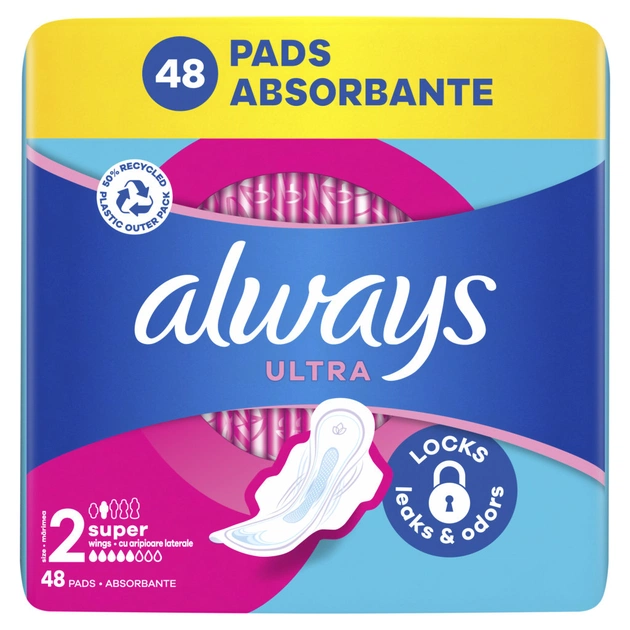 Гігієнічні прокладки Always Ultra Super (Розмір 2) 48 шт. (8700216450294) - picture 1