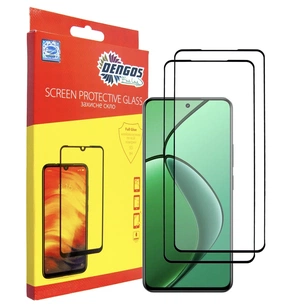 Скло захисне Dengos Realme 12 4G Black 2 pcs (DG-TG2P-89) зображення 1