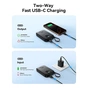 Батарея универсальная JOYROOM 10000mAh, 22.5W, PD, QC, built-in USB-C cable, Black (JR-PBF17) - уменьшенное изображение 6