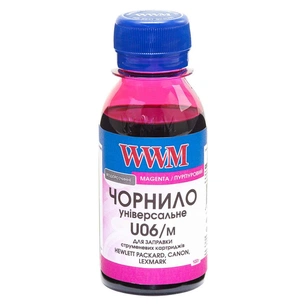 Чорнило WWM Canon/HP/Lexmark 100г Magenta (U06/M-2) зображення 1