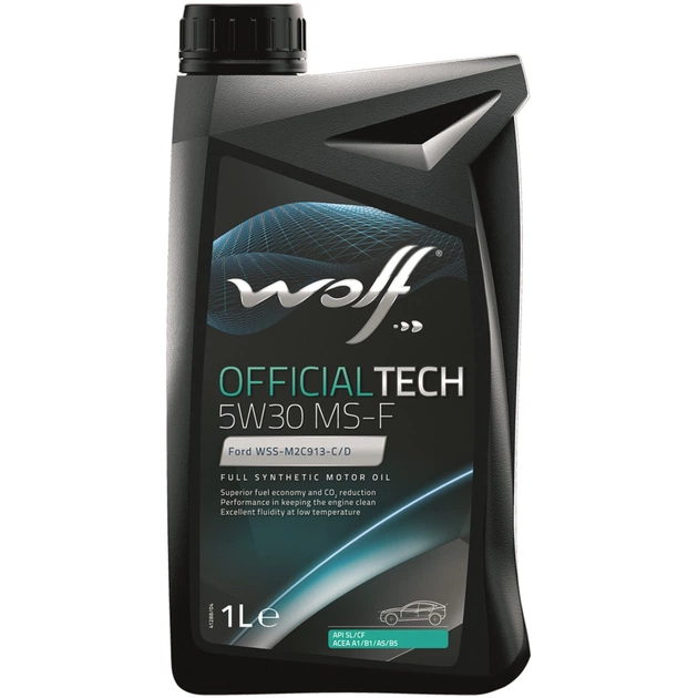 Моторное масло Wolf OFFICIALTECH 5W30 MS-F 1л (8308611) - изображение 1