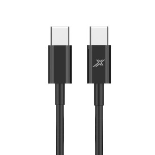 Дата кабель USB-C to USB-C 1.0m 20W CC-03B Black Grand-X (CC-03B) зображення 1