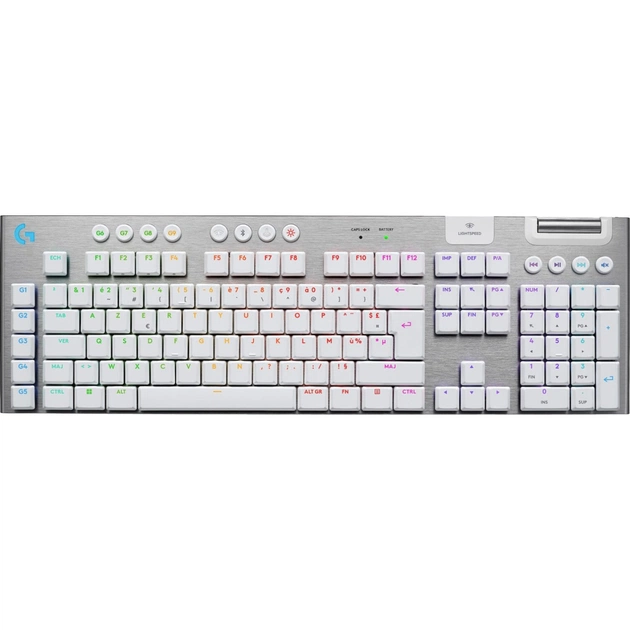Клавіатура Logitech G915 X Lightspeed Switch-Tactile Wireless/Bluetooth/USB UA White (920-012690) - зображення 1