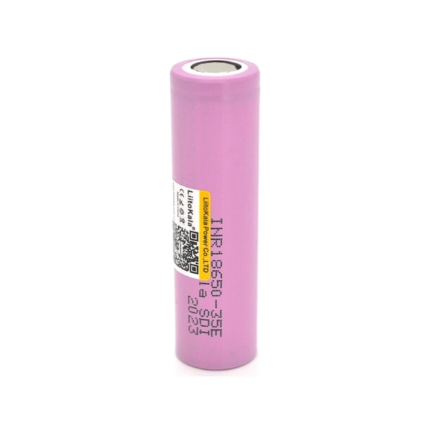Аккумулятор 18650 3500mah (3350-3500mah), 3.7V(2.5-4.2V), Pink Liitokala (Lii-35E) - изображение 1