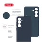 Чохол до мобільного телефона Intaleo Silicone Samsung Galaxy S25 Plus Dark Blue (1283126616846) - зменшене зображення 5