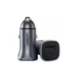 Зарядний пристрій Ugreen 1xUSB-C + 1xUSB 30W car adapter CD130 black (40858) - зменшене зображення 3