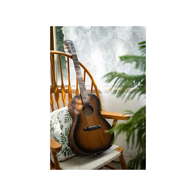 Гітара електроакустична Cort Core-PE Mahogany (Open Pore Black Burst) - picture 4