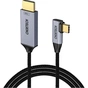 Кабель мультимедійний USB-C to HDMI M 1.8m 4K60Hz 90° corner Choetech (XCH-1803) - зменшене зображення 1