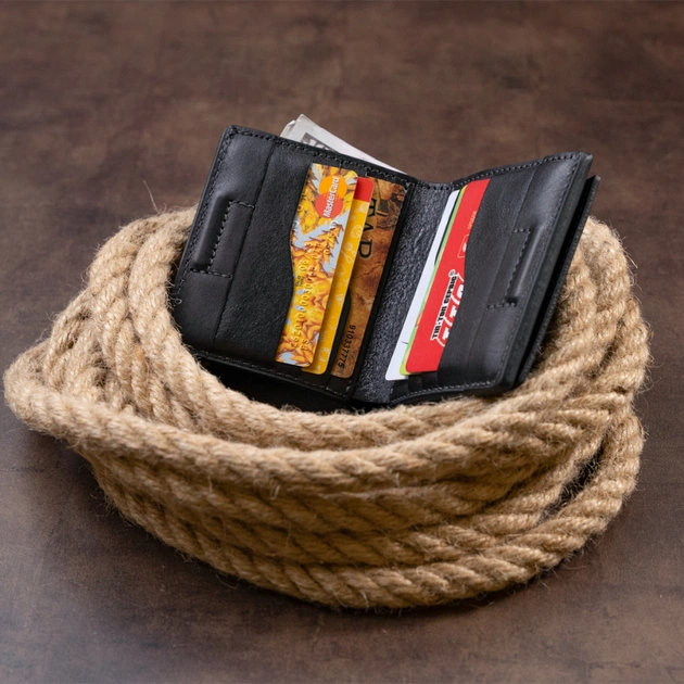 Портмоне Grande Pelle Чорне (11329) - зображення 11