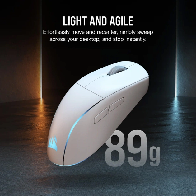 Мишка Corsair M75 RGB Wireless White (CH-931D011-EU) - зображення 9