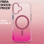 Чохол до мобільного телефона BeCover FIBRA Shock-Proof MagSafe Apple iPhone 17 Pink (715447) - зменшене зображення 3