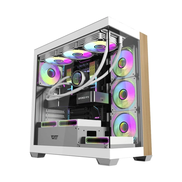 Корпус для ПК DARKFLASH DS900W WHITE - зображення 1