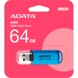 USB флеш накопичувач ADATA 64GB C906 Blue USB 2.0 (AC906-64G-RWB) - зменшене зображення 3