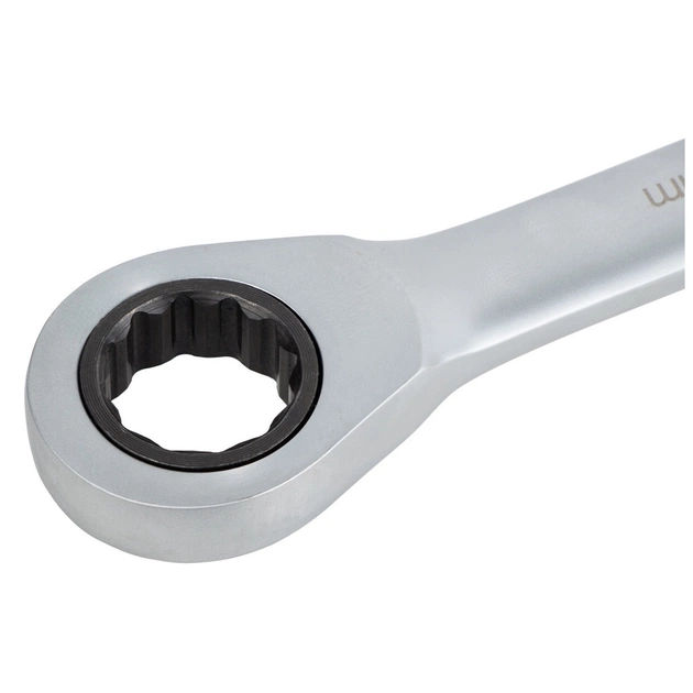 Ключ Sigma ріжково-накидний тріскачковий 6шт (8,10,12,13,17,19мм) CrV satine (6010511) - picture 4