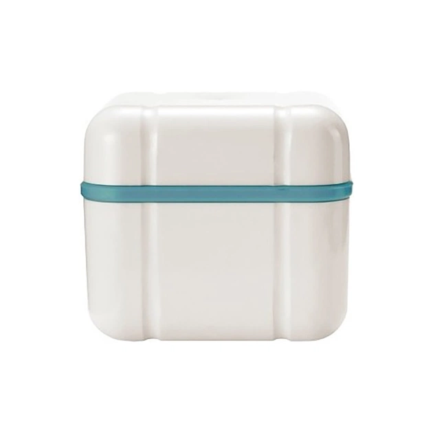 Футляр для зубних протезів Curaprox З решіткою Зелений 1 шт. (7612412300116) - picture 1