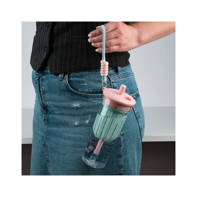 Пляшка для води Kite 650 мл, рожево-зелений (K25-1219-1) - picture 9