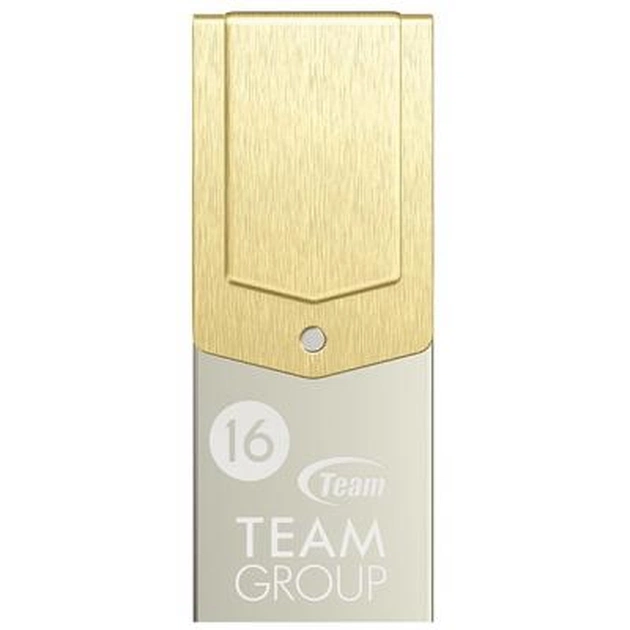 USB флеш накопичувач Team 16GB M161 Gold USB 3.1 OTG Type-C (TM161316GD01) - зображення 1