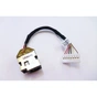 Роз'єм живлення ноутбука з кабелем для HP PJ257 (7.4mm x 5.0mm + center pin), 7-pin, Универсальный (A49050) - уменьшенное изображение 1