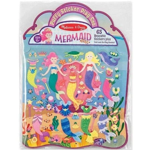 Набор для творчества Melissa&Doug Объемные многоразовые наклейки Русалки (MD19413) изображение 1
