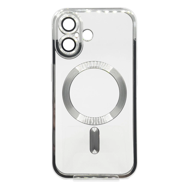 Чохол до мобільного телефона BeCover TPU Chrome Case (MagSafe) для Apple iPhone 16 Plus Silver (712078) - зображення 1