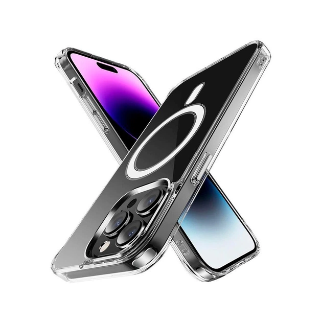 Чехол для мобильного телефона 2E Basic Apple iPhone 15 Plus Transparent MagSafe Cover Clear (2E-IPH-15PRM-OCLS-CL) - изображение 1