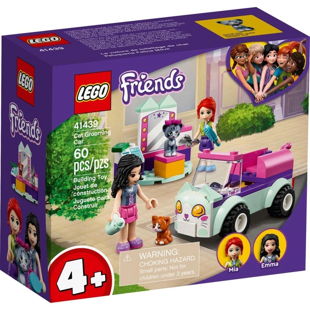 Конструктор LEGO Friends Авто перукаря для кішок 60 деталей (41439) - зображення 1