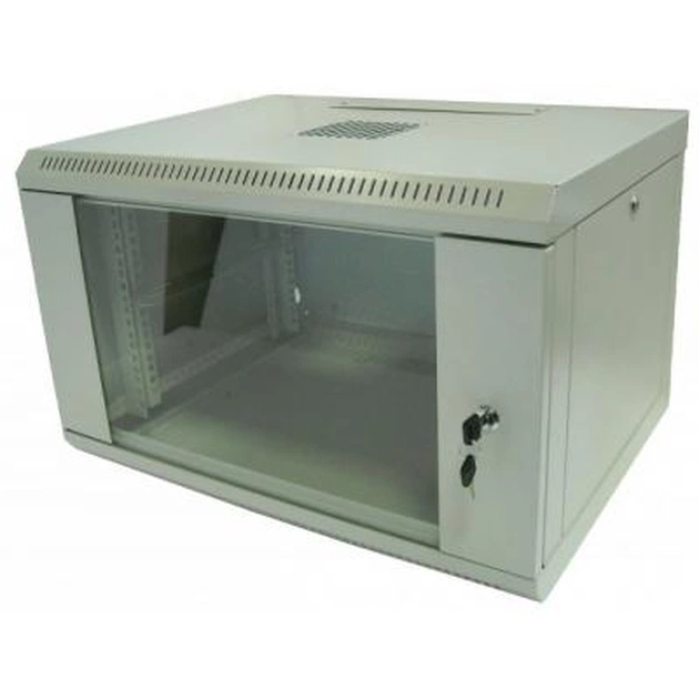 Шкаф настенный Hypernet 12U 19" 600x600 (WMNC66-12U-FLAT) - изображение 1