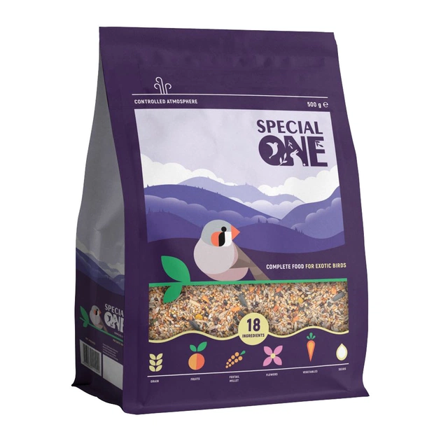 Корм для птахів Special One для екзотичних папуг 500 г (4823082421220) - picture 1