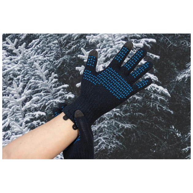 Водонепроникні рукавички Dexshell ThermFit 3.0 Gloves темно-блакитні розмір XL (DG12402HTB-XL) - зображення 2