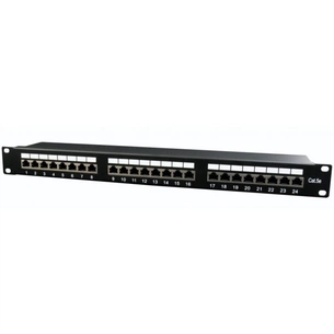 Патч-панель 19" 24xRJ-45 FTP cat.5е, 1U, тип 110 Cablexpert (NPP-C524-002) изображение 1