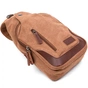 Сумка Vintage Чоловіча через плече Коричнева (20389) - зменшене зображення 2