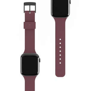 Ремінець до смарт-годинника UAG [U] для Apple Watch 44/42 [U] Dot Silicone, Aubergine (19249K314747) зображення 1