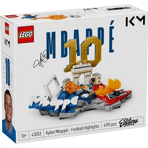 Конструктор LEGO Editions Football Кіліан Мбаппе — найкращі моменти футбольних матчів (43013) зображення 1